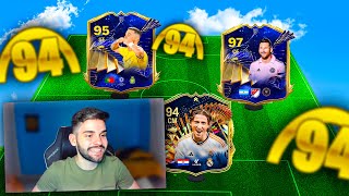 SÓ TOTS E TOTY NO FUT DRAFT 94! RECORDE MUNDIAL COM AS MELHORES CARTAS! EAFC 24