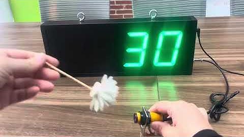 Big 4 Digit 9999 Green LED Project Obstacle Counter Display with Infrared Proximity Sensor