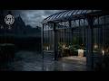 Rain Sounds on Glass Roof | Sleep Safe (No Thunder, No Music) | 3 Hours