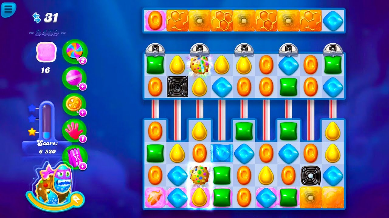 Candy Crush Soda Saga Android Gameplay Level 3399 - 3413 - Par 147