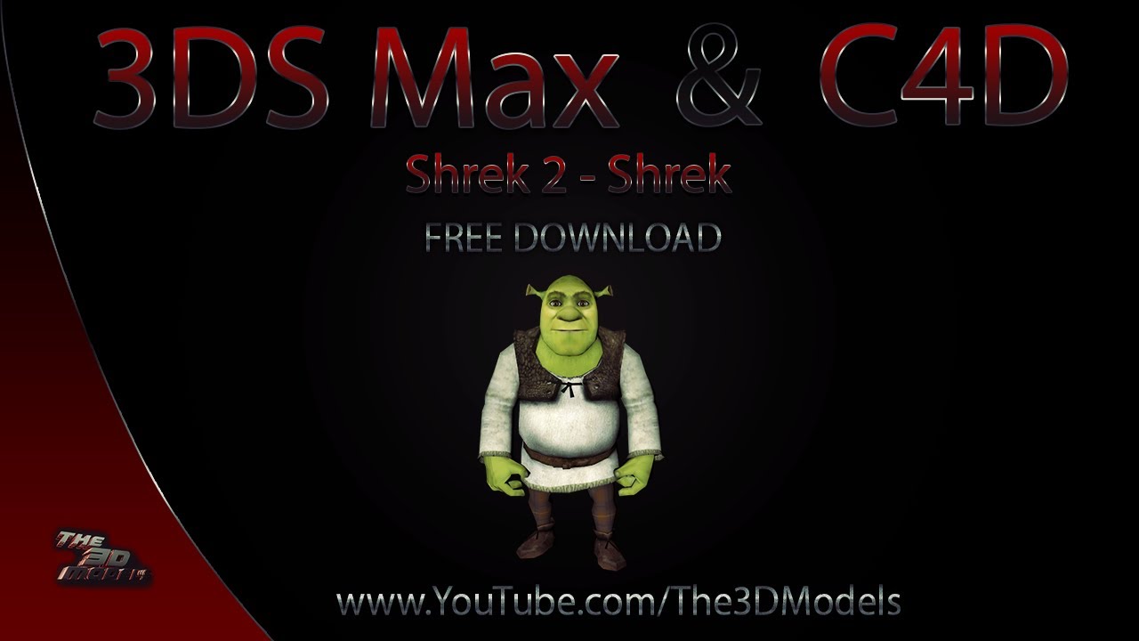 Cinema 4d 3ds Max Shrek Model Download Youtube