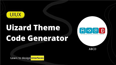 Uizard Theme Code Generator