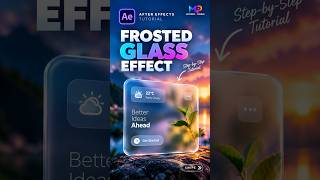 #frostedglasseffect #glassmorphism #aftereffectstutorial #motiongraphics #aftereffects