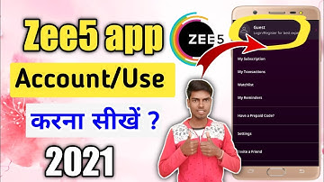 Zee5 kaise chalaye | How to use Zee5 app in Hindi_2021