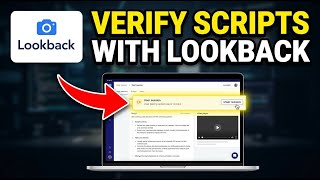 How to verify user testing scripts with Lookback - Easy Tutorial