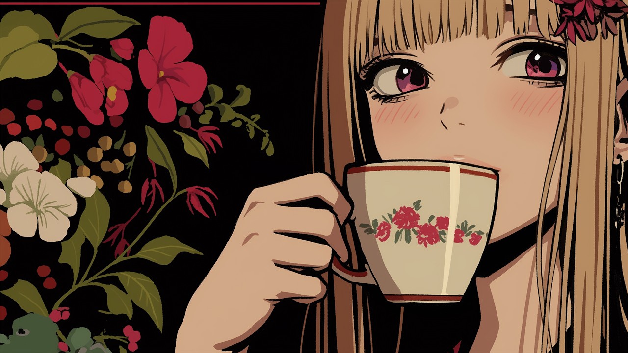 tea & flowers 🌺 3 hour lofi mix to study / relax / focus 🍵