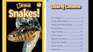 Reading Lesson: Snakes