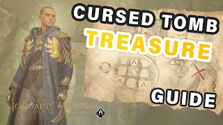 How to use the Mysterious Map Fragment | Cursed Tomb Treasure Quest Guide ► Hogwarts Legacy screenshot 3