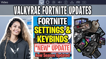 Valkyrae Fortnite Settings, Keybinds, Sensitivity, Gear and Setup Dec  2019 Update