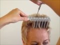 How to Cut Women's Short Hair Layer Haircut - CombPal Scissor Over Comb Haircutting comb tool video