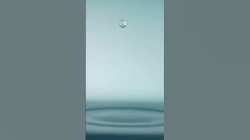 Stunning slow motion macro water droplet on mobile - A must see video #macro #shorts #waterdroplet