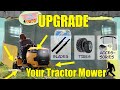 Upgrading Your Tractor Mower: Cub Cadet XT1 LT42" Mower (ATV Tires, Blades, Brush Guard, Headlights)