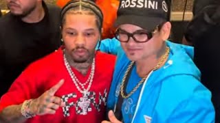 Gervonta Davis EMBRACES Marcos Maidana IN FRONT OF Adrien Broner