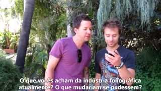 Sebastien and Pierre -  Message and interview to Conexão Simple Plan LEG PTBR]