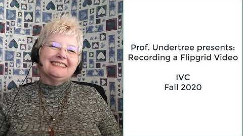 Recording a FlipGrid Video