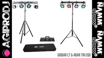 CHAUVET DJ Gig Bar LT &  4 Bar Tri USB Light Show Systems | NAMM 2016 | agiprodj.com