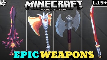 Best Tools and Armour Mods For Minecraft Pocket Edition || minecraft tools Mod