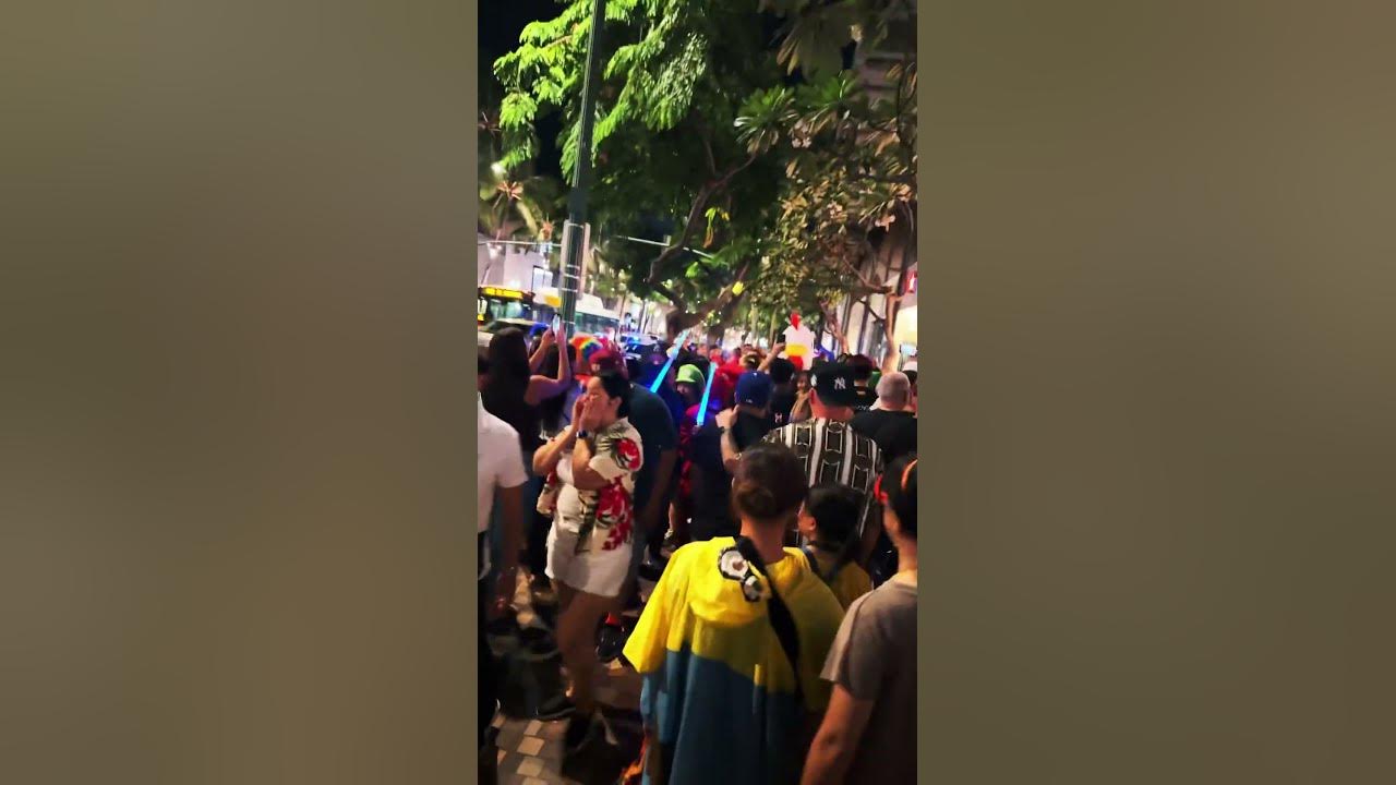 Waikiki Halloween costumes on the street YouTube