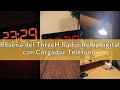 Reseña del ThreeH Radio Reloj Digital con Cargador Teléfono USB 7.3 '' Pantalla LED Pantalla Curva c