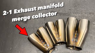 How to make 2-1 Exhaust Merge Collector