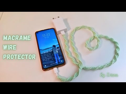 DIY | macrame wire charger protector | pelindung kabel cas || Macrame tutorial