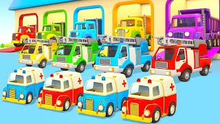 Helper cars & Emergency vehicles for kids. New episodes of car cartoons. Cars' games for kids. by Helper Cars 396,081 views 4 months ago 19 minutes