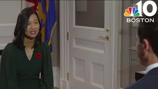 @Issue Sit Down: Mayor Wu talks rent control, border concerns, schools and more