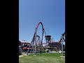 Sky striker POV #sixflags #sixflagreatamerica #cedarfair #onride #themepark #rollercoaster