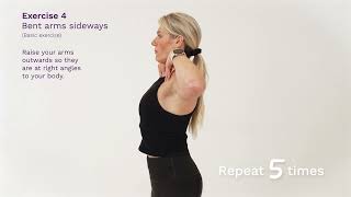 Exercise 4 – Bent Arms Sideways Exercise for After Breast Cancer Surgery | Breast Cancer Now