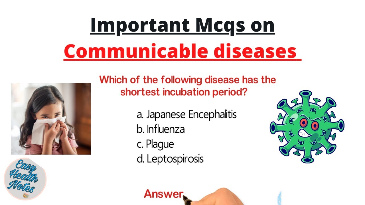 Communicable Disease mcqs 2022 || Imp for medical, ANM, AHW, public health & nursing exams