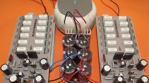 1000 watts amplifier, electronics