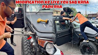 Modification ke liye Bolero pe chalani padhi drilling machine | Most painful decision