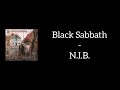 Black Sabbath - N.I.B. (Lyrics)