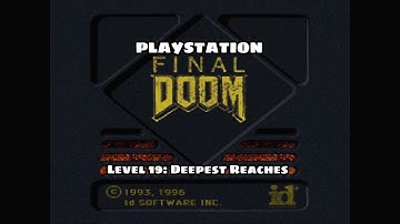 PSX Final Doom TC - Level 19: Deepest Reaches