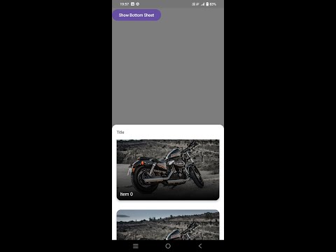 Jetpack Compose BottomSheet 