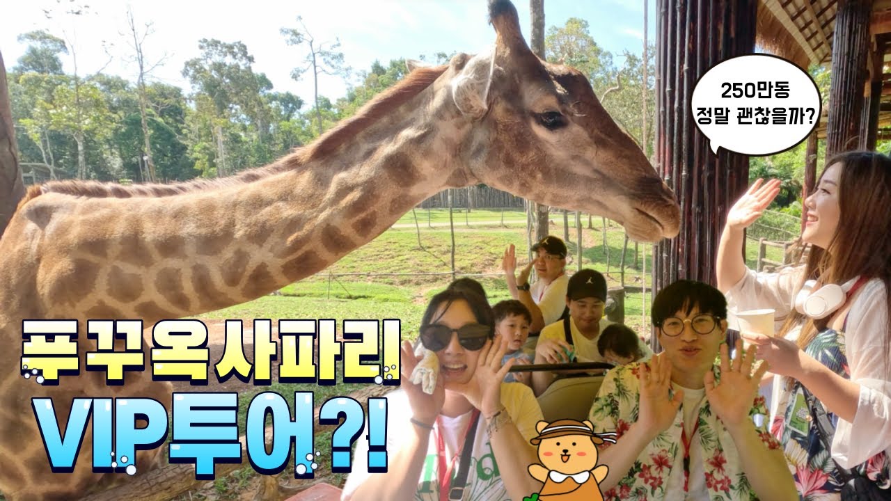 푸꾸옥 사파리 VIP 투어 | 250만동 정말 괜찮을까? | 빈펄 사파리 생생후기 대가족여행 | 아이들 동반 여행