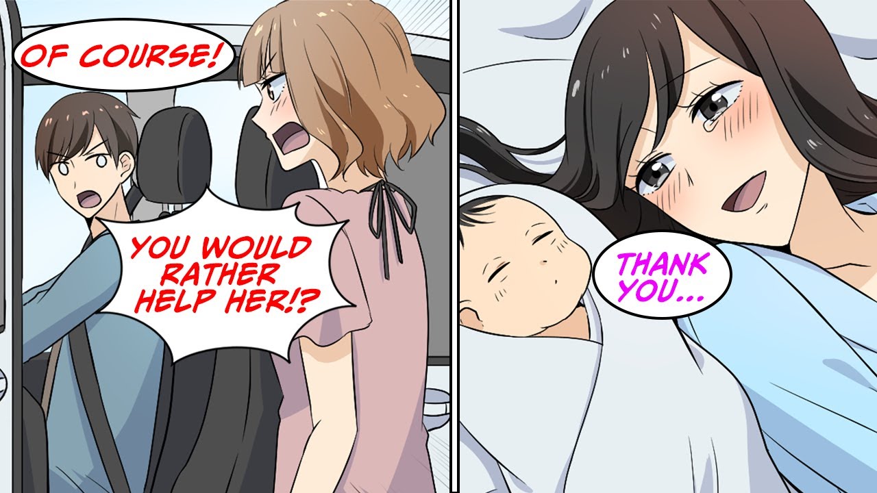 My girlfriend got mad at me for helping a pregnant woman [Manga dub]