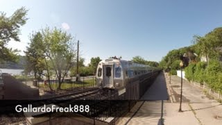 Lake Shore Limited x3 and One FRA Inspection Car