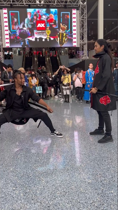 Anime fight at ANIME EXPO 2023! Fik-Shun (me) Vs Toru! #fight #anime #naruto