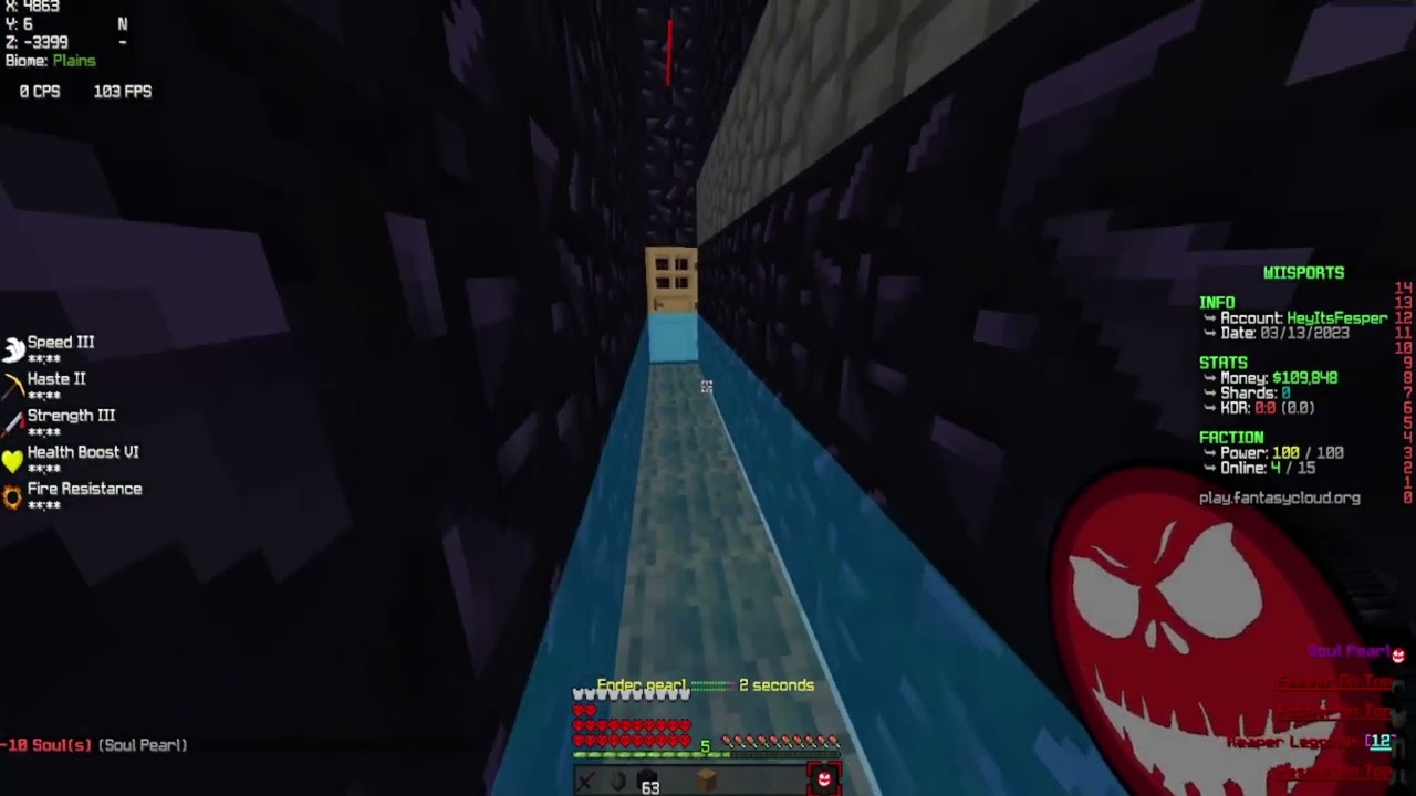 OP First 24 Hours On COSMICPVP FACTIONS| Fantasy Cloud #1