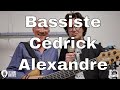 Interview cdrick alexandre bassiste  contrebassiste qui joue sur une basse 6 cordes tom marceau
