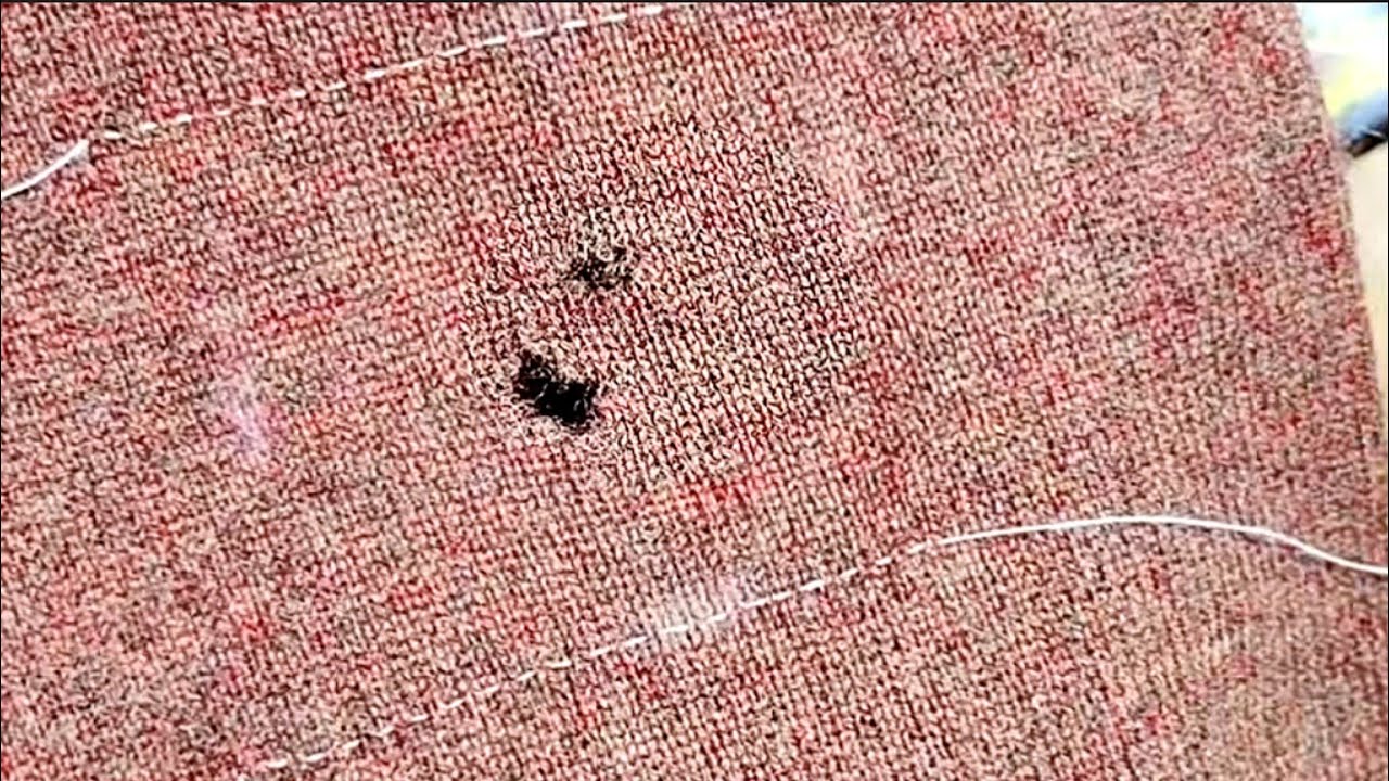 How to Repair a Hole in a Knitted Sweater Without Leaving a Tear - YouTube