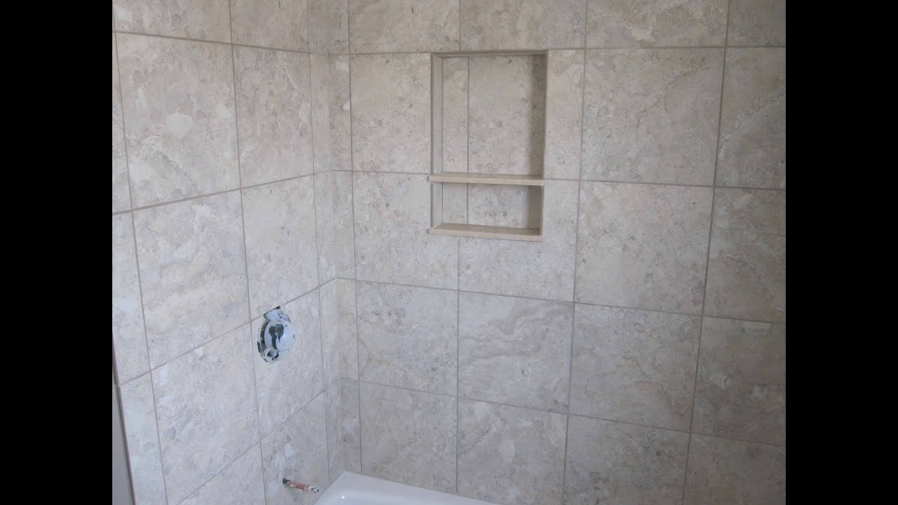 Complete Bathroom Tile Tub Area And Floor Install You