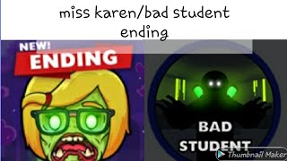 Bad student ending field trip z (roblox)