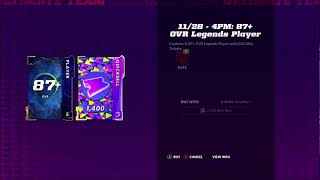 *LTD PULL* FROM 4PM 87+ LEGENDS PLAYER BLITZ OFFER #SHORTS