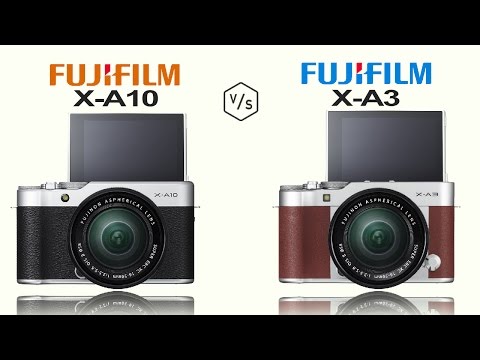 FujiFilm X-A10 vs FujiFilm X-A3