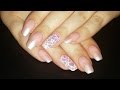 Nail Art | Nude Shattered Glass Design | Gel Nail Polish