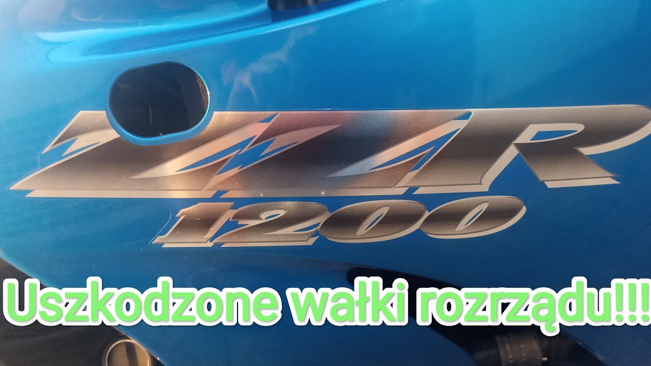 KAWASAKI ZZR1200 - duży serwis i DUŻY PROBLEM🥴 Uszkodzone wałki rozrządu😱