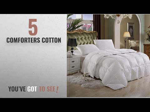 top-10-comforters-cotton-[2018]:-super-luxurious-twin-/-twin-xl-extra-long-size-goose-down