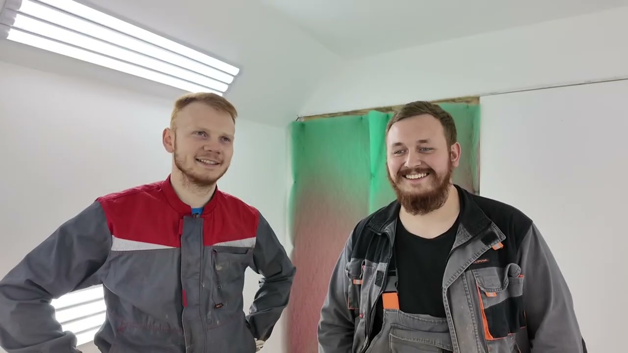 Покрасочная камера в гараже! Своими руками! #маляркавдеревне #поедемпотрындим